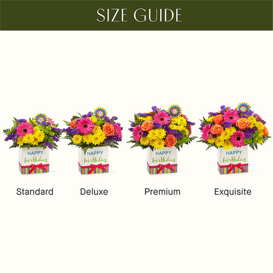 Birthday Brights Bouquet – Double D Flower Shop, Mercedes TX