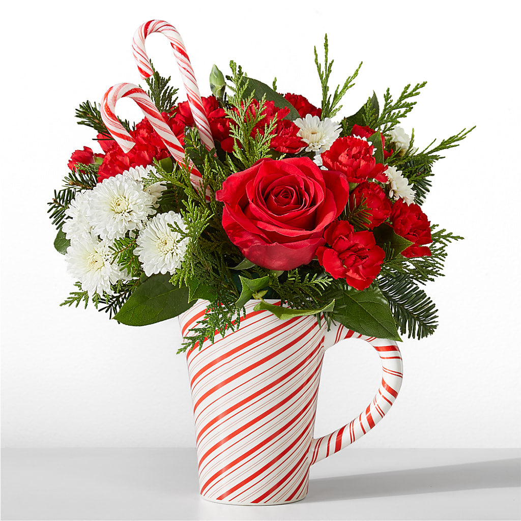 Peppermint Swirl Mug – Double D Flower Shop, Mercedes TX