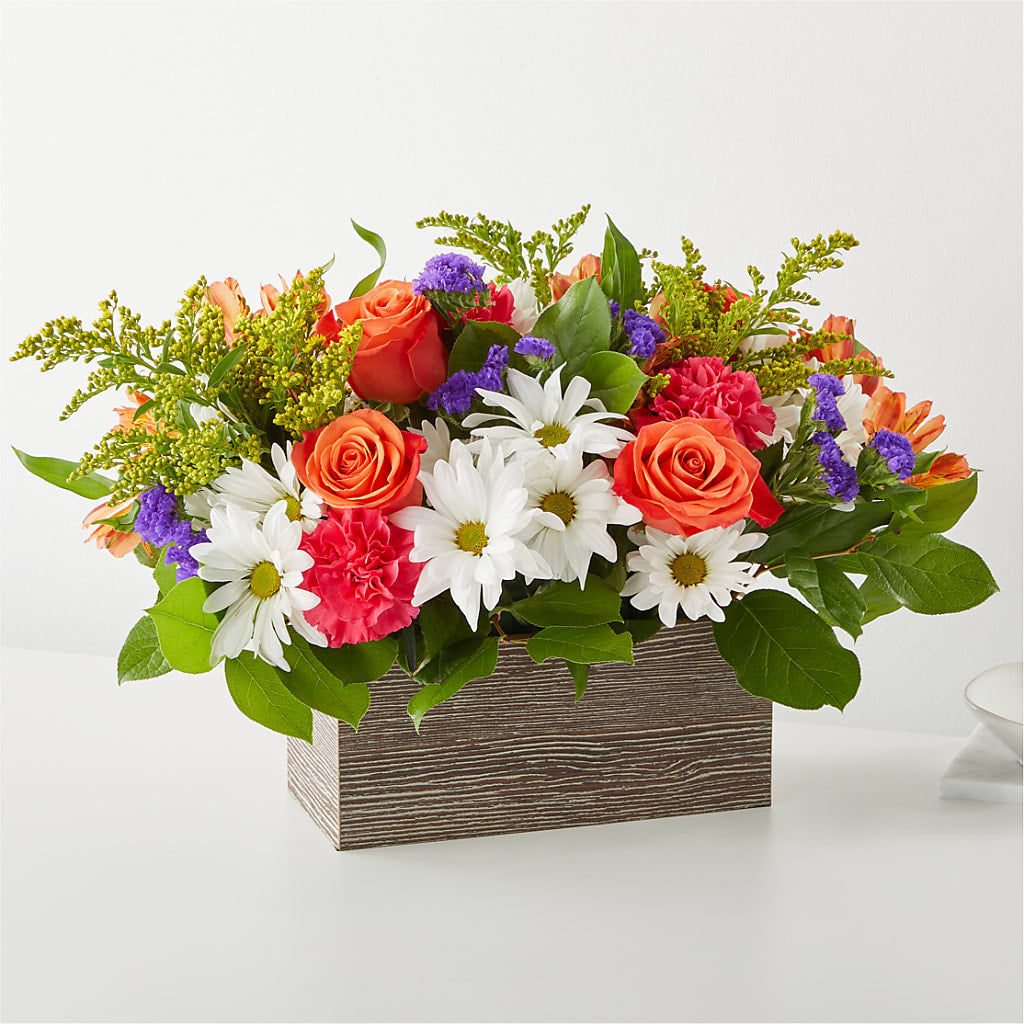 Oopsie Daisy Box Bouquet – Double D Flower Shop, Mercedes TX