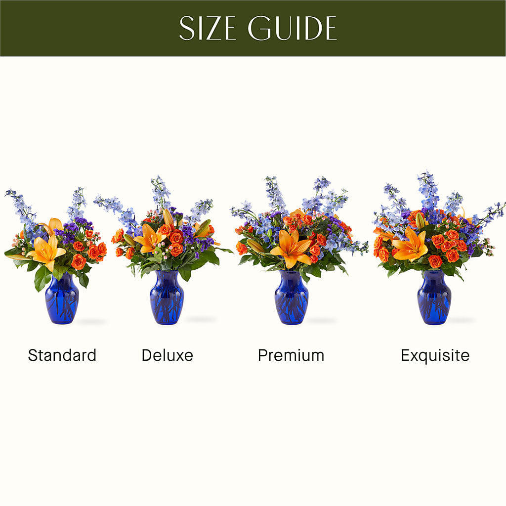 Radiant Citrus Bouquet – Double D Flower Shop, Mercedes TX