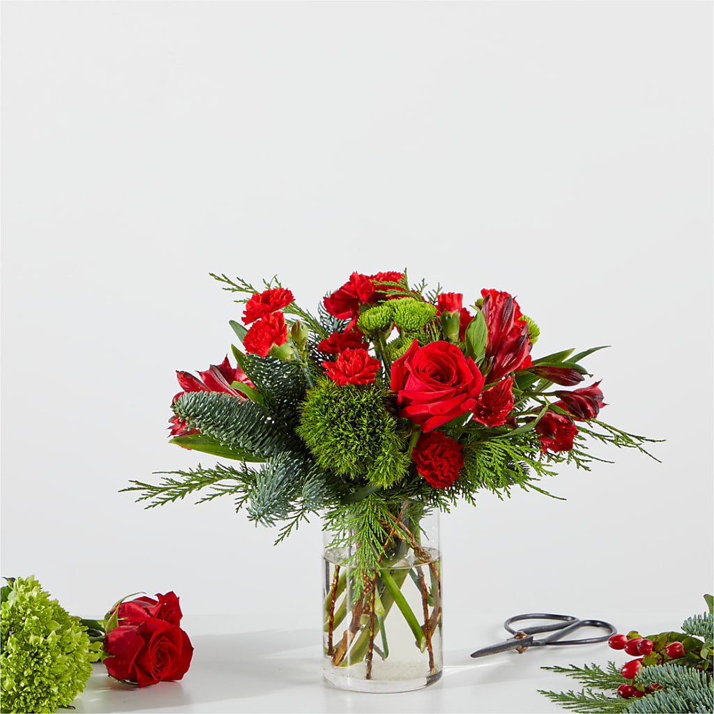 Merry Moment Bouquet – A Florist Original – Double D Flower Shop, Mercedes TX