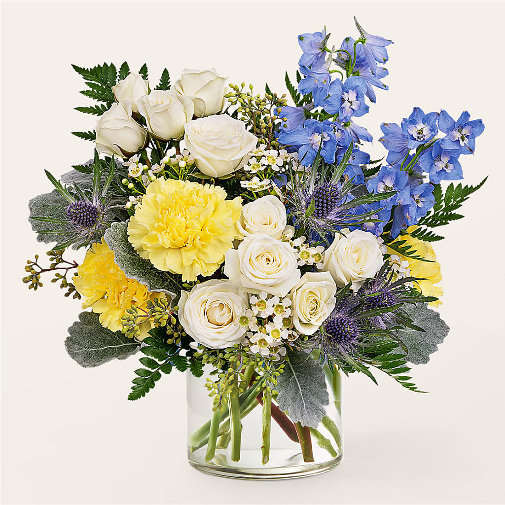 Lemon Sorbet Bouquet – Double D Flower Shop, Mercedes TX