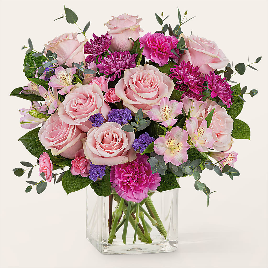 Rosy Radiance Bouquet – Double D Flower Shop, Mercedes TX
