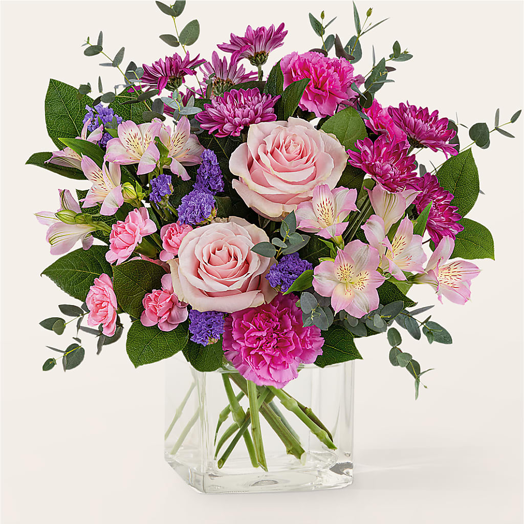 Rosy Radiance Bouquet – Double D Flower Shop, Mercedes TX