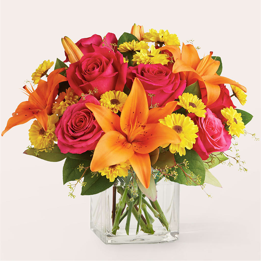 Neon Lights Bouquet – Double D Flower Shop, Mercedes TX