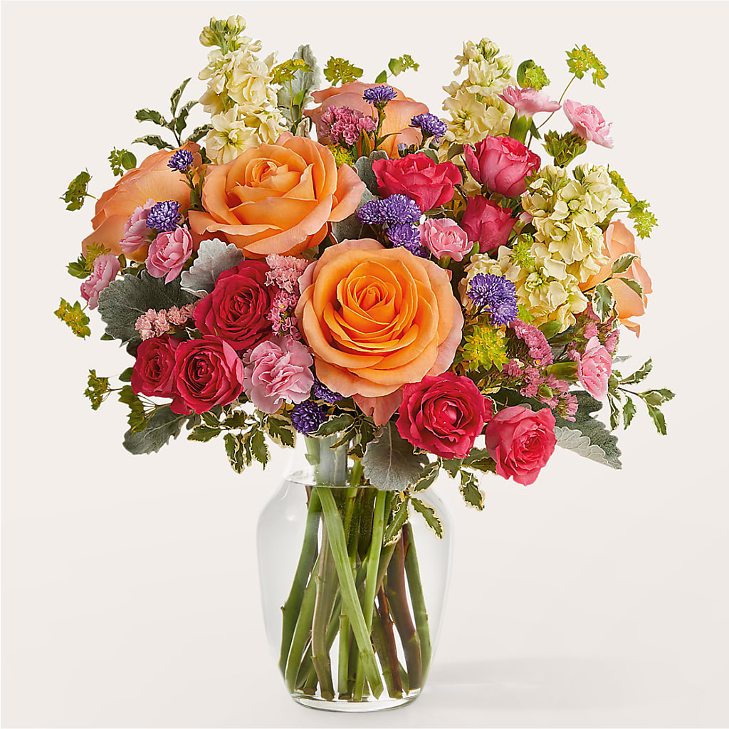 Tangerine Tango Bouquet – Double D Flower Shop, Mercedes TX