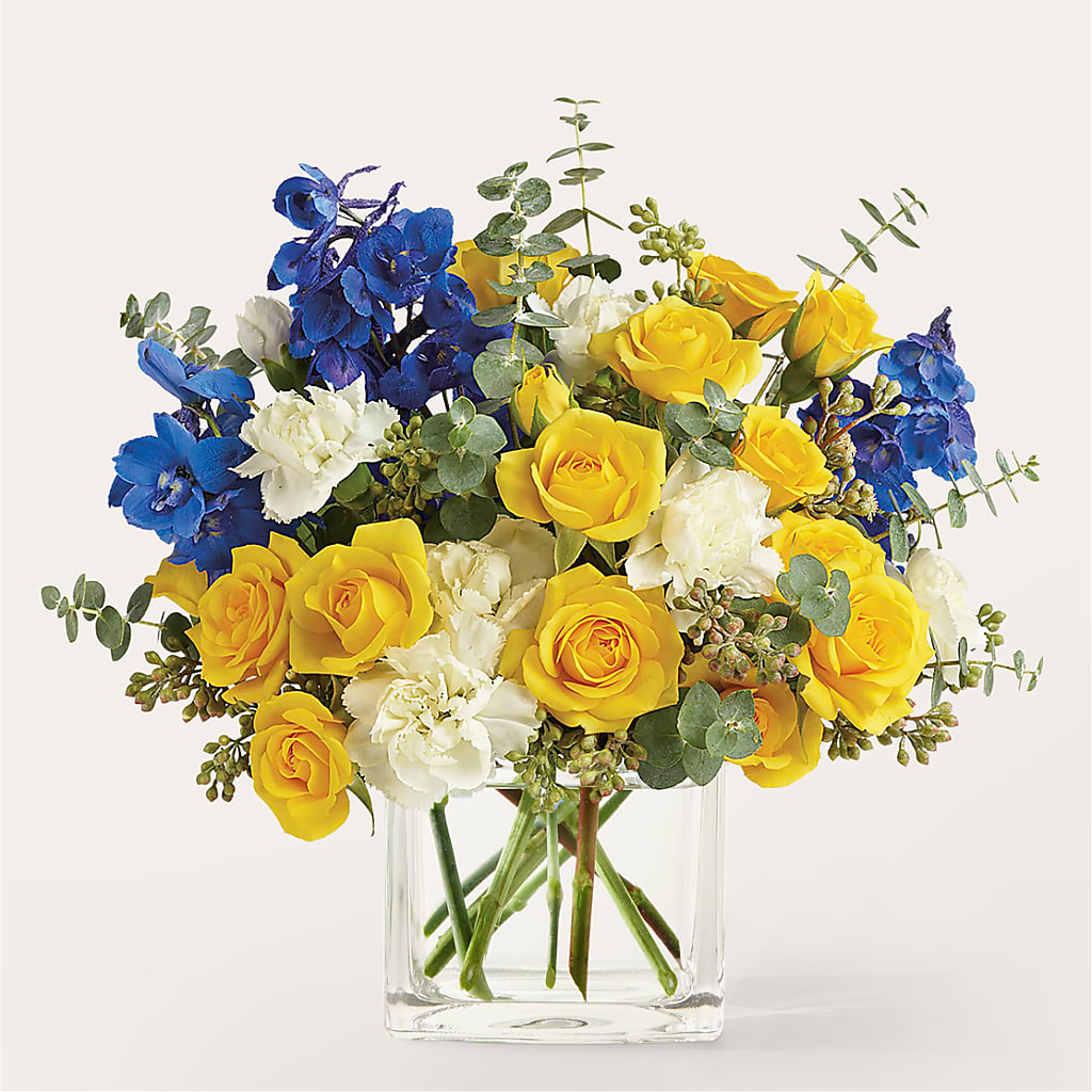 Sparkling Citrine Bouquet – Double D Flower Shop, Mercedes TX