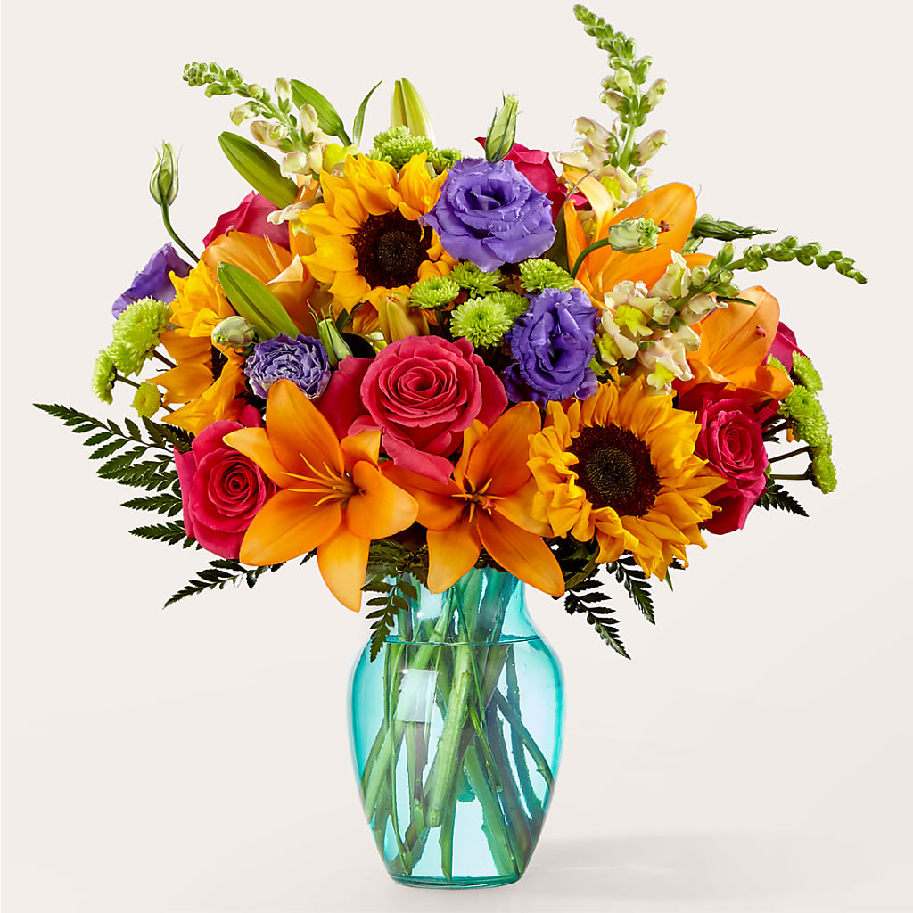 Double Rainbow Bouquet – Double D Flower Shop, Mercedes TX