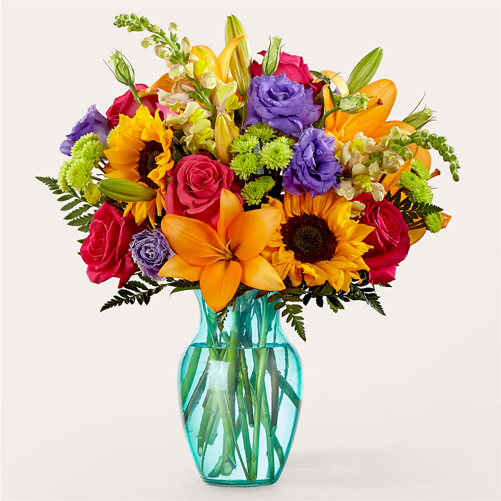 Double Rainbow Bouquet – Double D Flower Shop, Mercedes TX