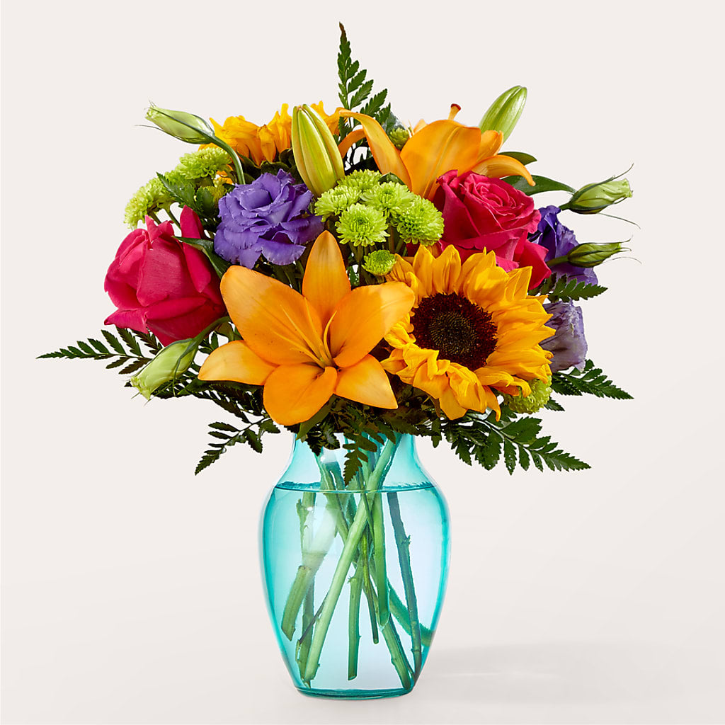 Double Rainbow Bouquet – Double D Flower Shop, Mercedes TX