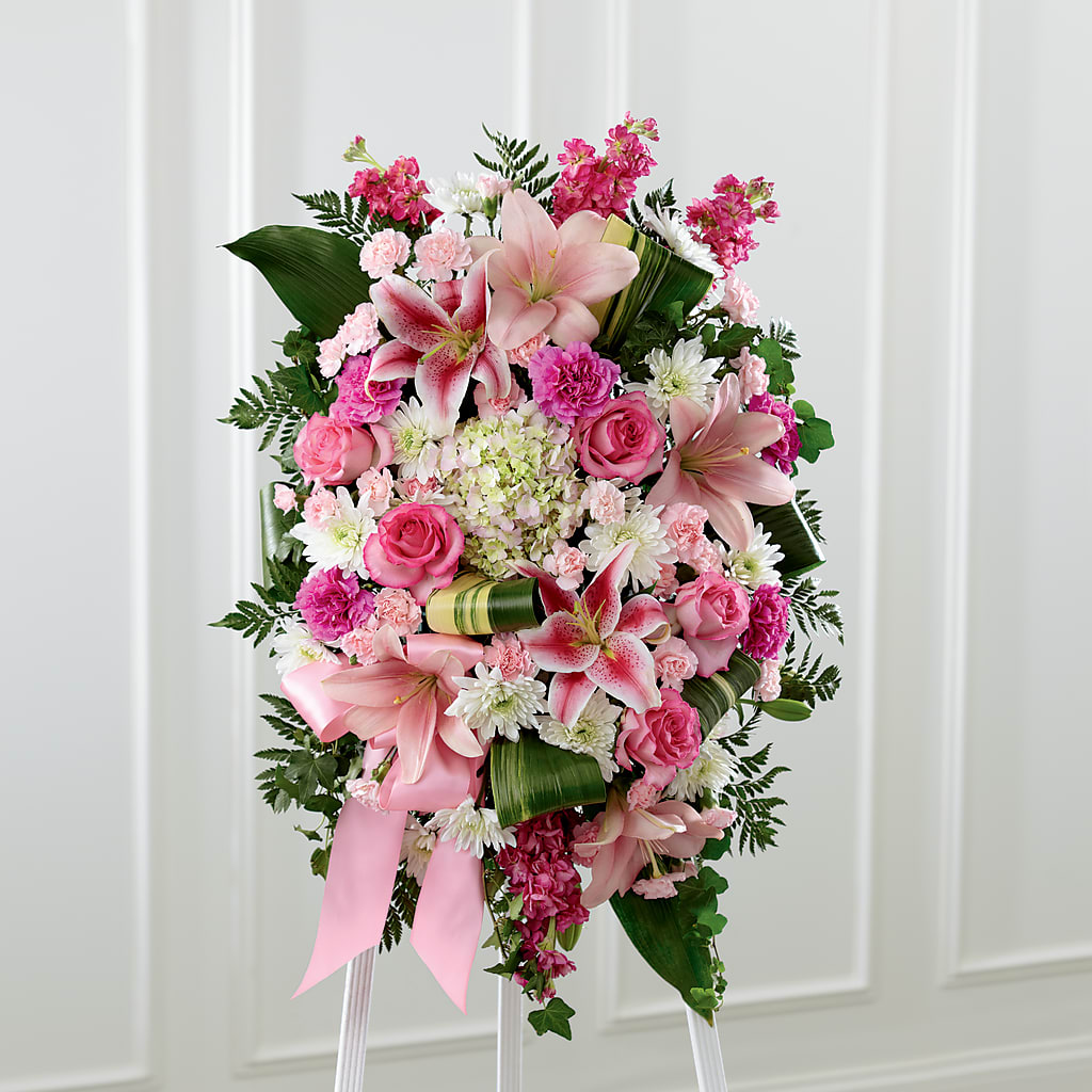 Comforting Standing Spray – Double D Flower Shop, Mercedes TX