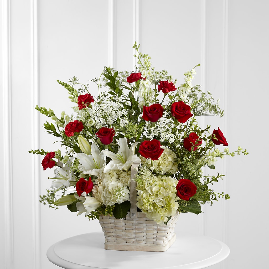 In Loving Memory Arrangement – Double D Flower Shop, Mercedes TX