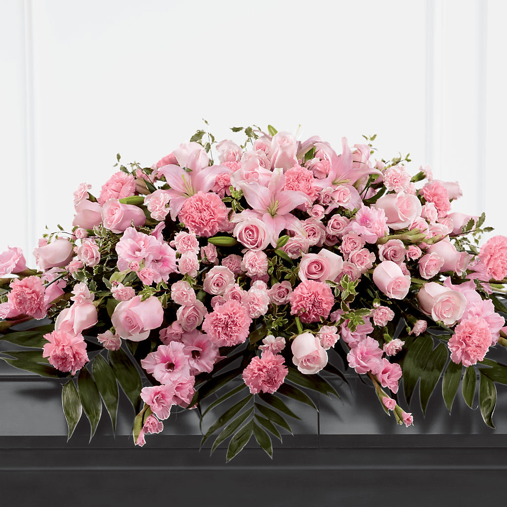 Garden of Comfort Casket Spray (Standard) – Double D Flower Shop, Mercedes TX