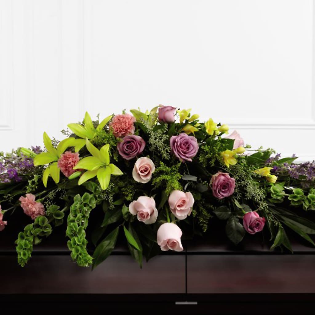 Forever Beloved Casket Spray – Double D Flower Shop, Mercedes TX