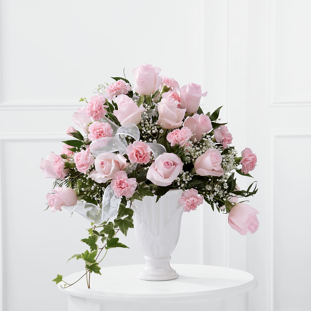 Deepest Sympathy Arrangement – Double D Flower Shop, Mercedes TX