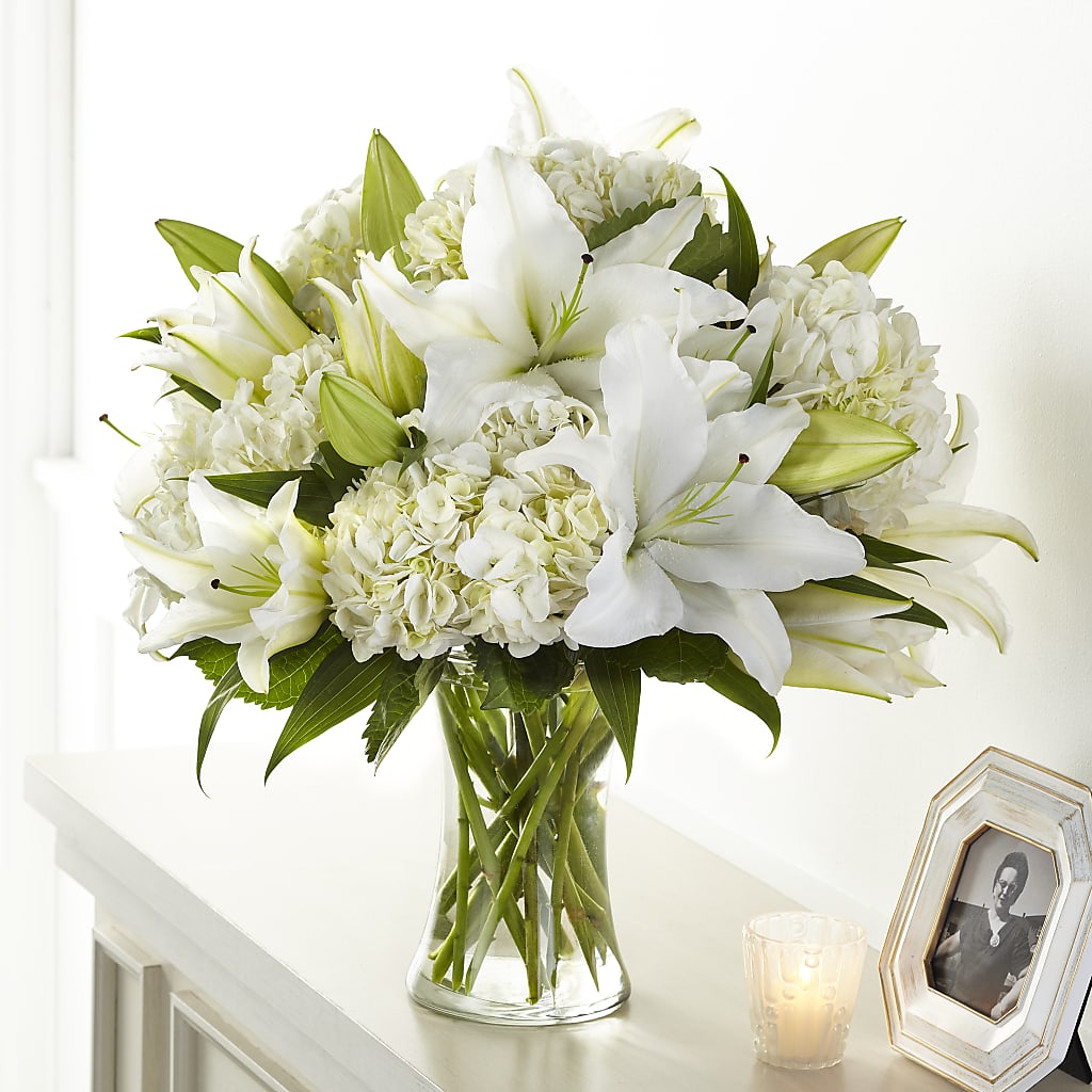 Compassionate Lily Bouquet – Double D Flower Shop, Mercedes TX