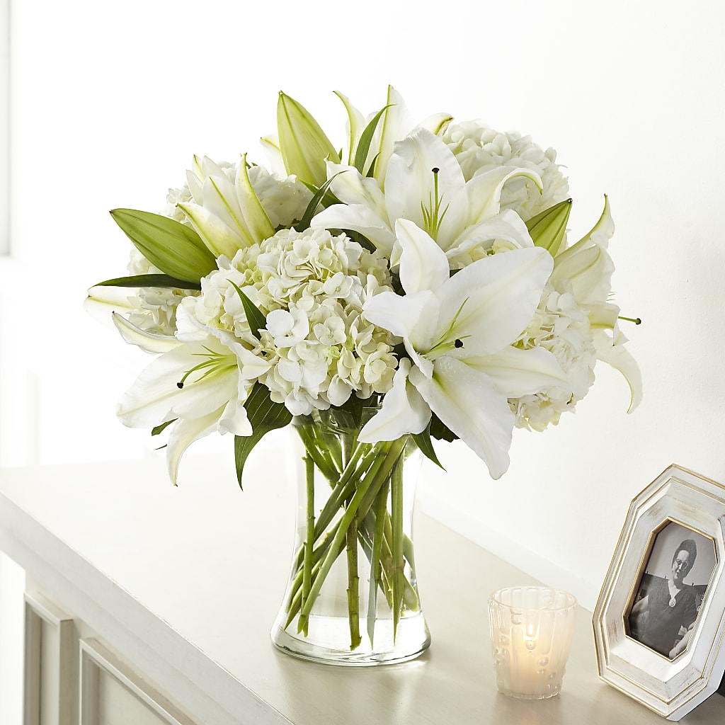 Compassionate Lily Bouquet – Double D Flower Shop, Mercedes TX