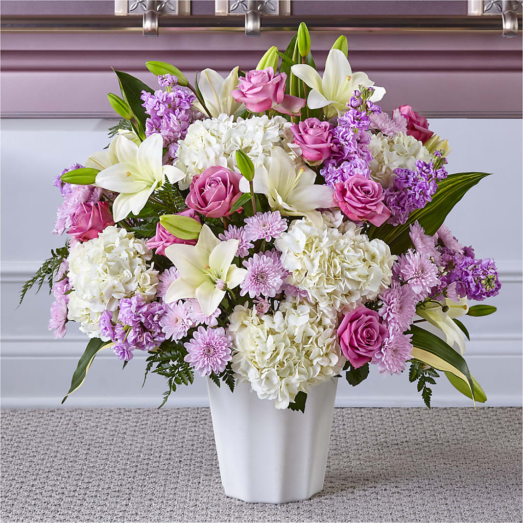 Heaven Sent Floor Basket – Double D Flower Shop, Mercedes TX