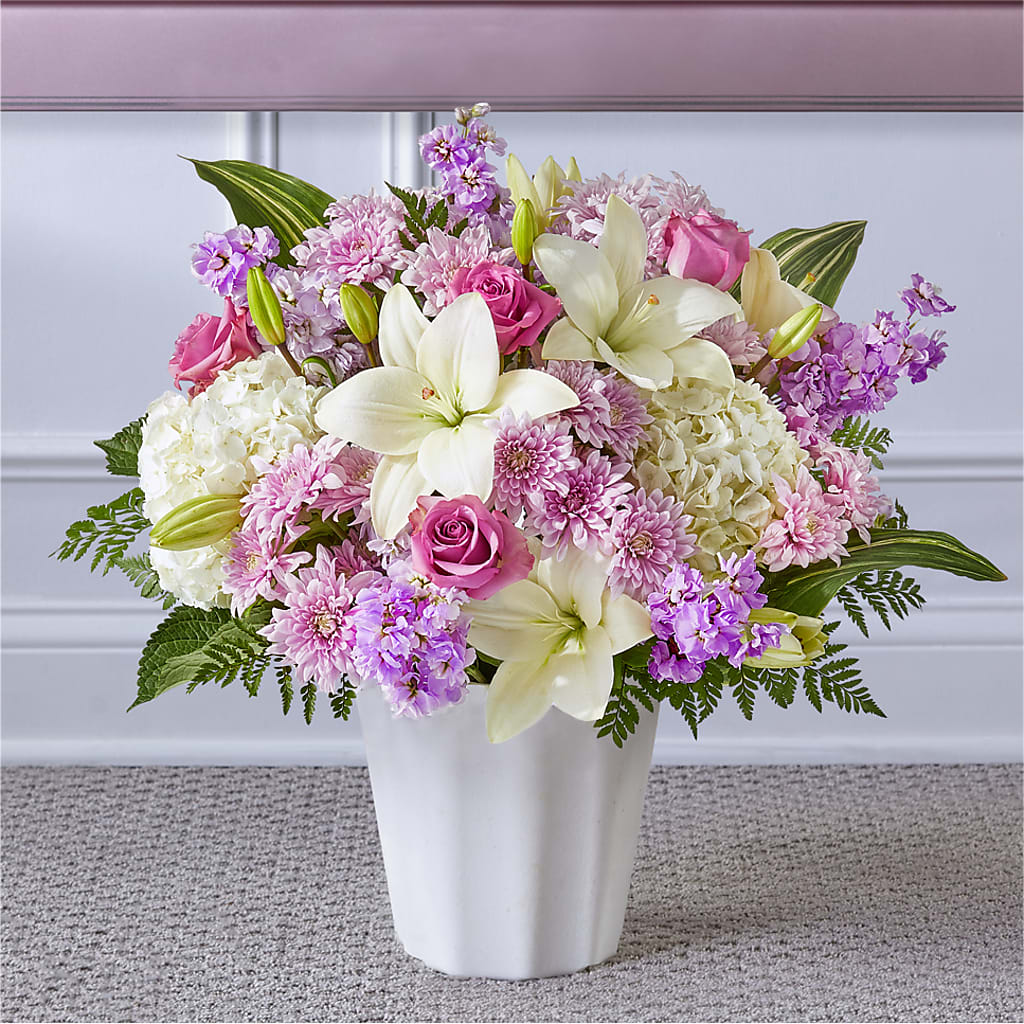 Heaven Sent Floor Basket – Double D Flower Shop, Mercedes TX