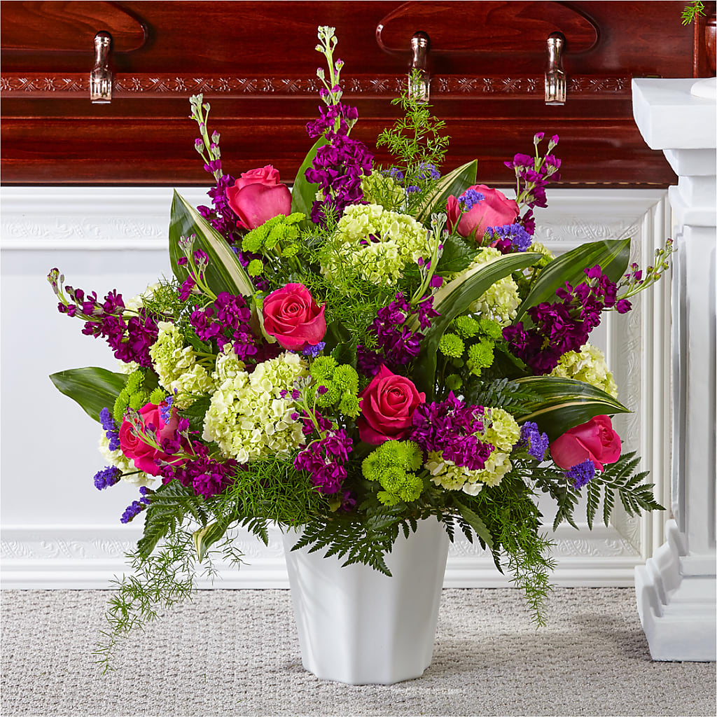 Beautiful Horizons Floor Basket – Double D Flower Shop, Mercedes TX