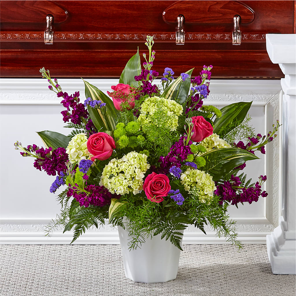 Beautiful Horizons Floor Basket – Double D Flower Shop, Mercedes TX
