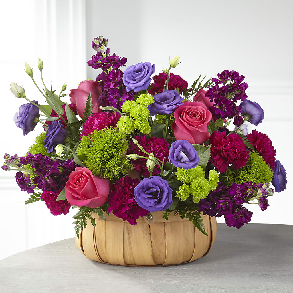 Serene Sanctuary Basket – Double D Flower Shop, Mercedes TX