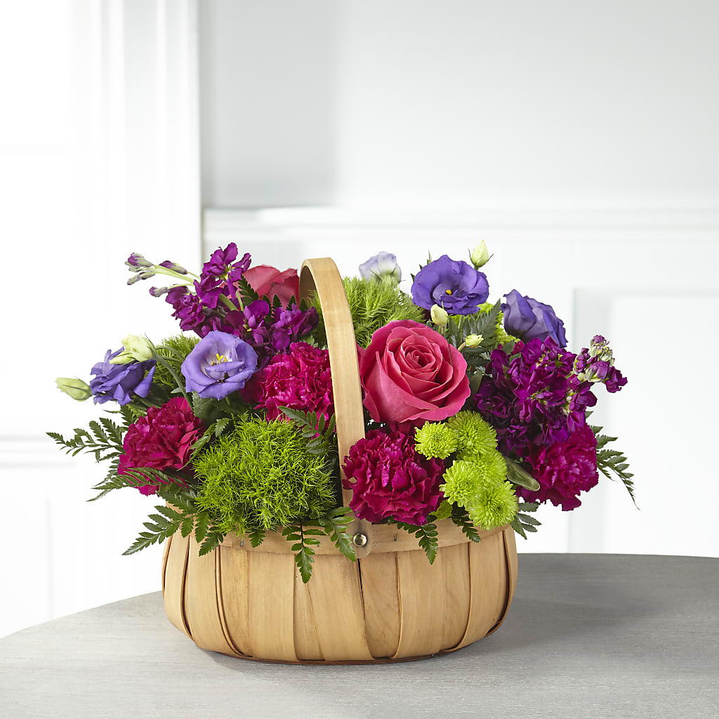 Serene Sanctuary Basket – Double D Flower Shop, Mercedes TX