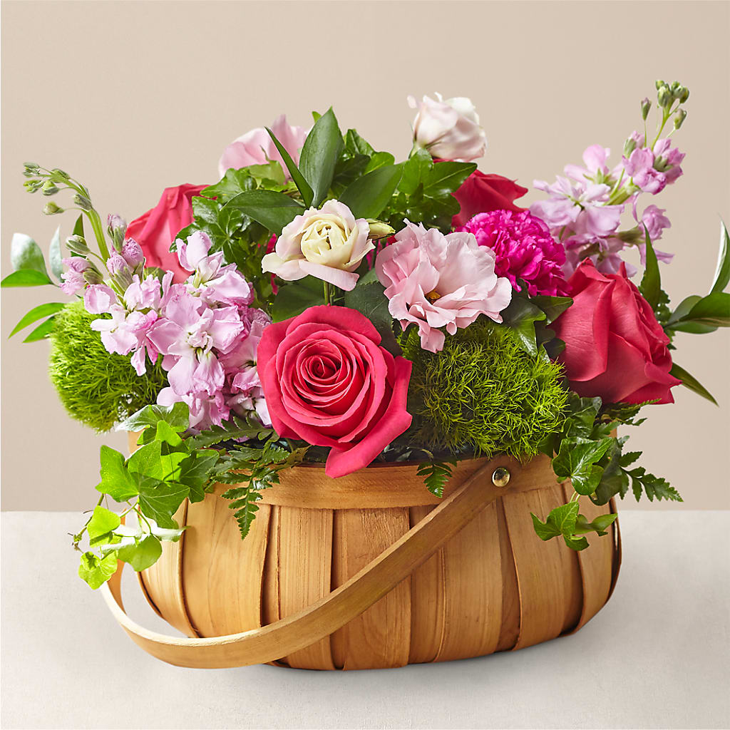 Radiance in Bloom Basket – Double D Flower Shop, Mercedes TX