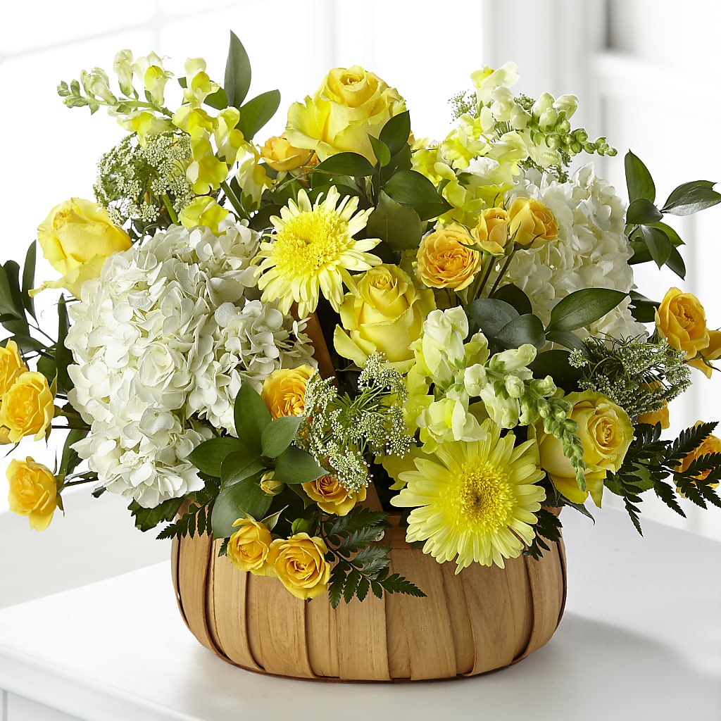Rustic Remembrance Basket – Double D Flower Shop, Mercedes TX