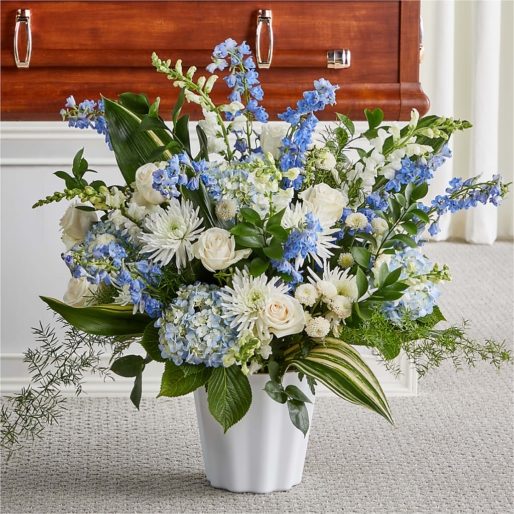 Everlasting Memories Floor Basket – Double D Flower Shop, Mercedes TX