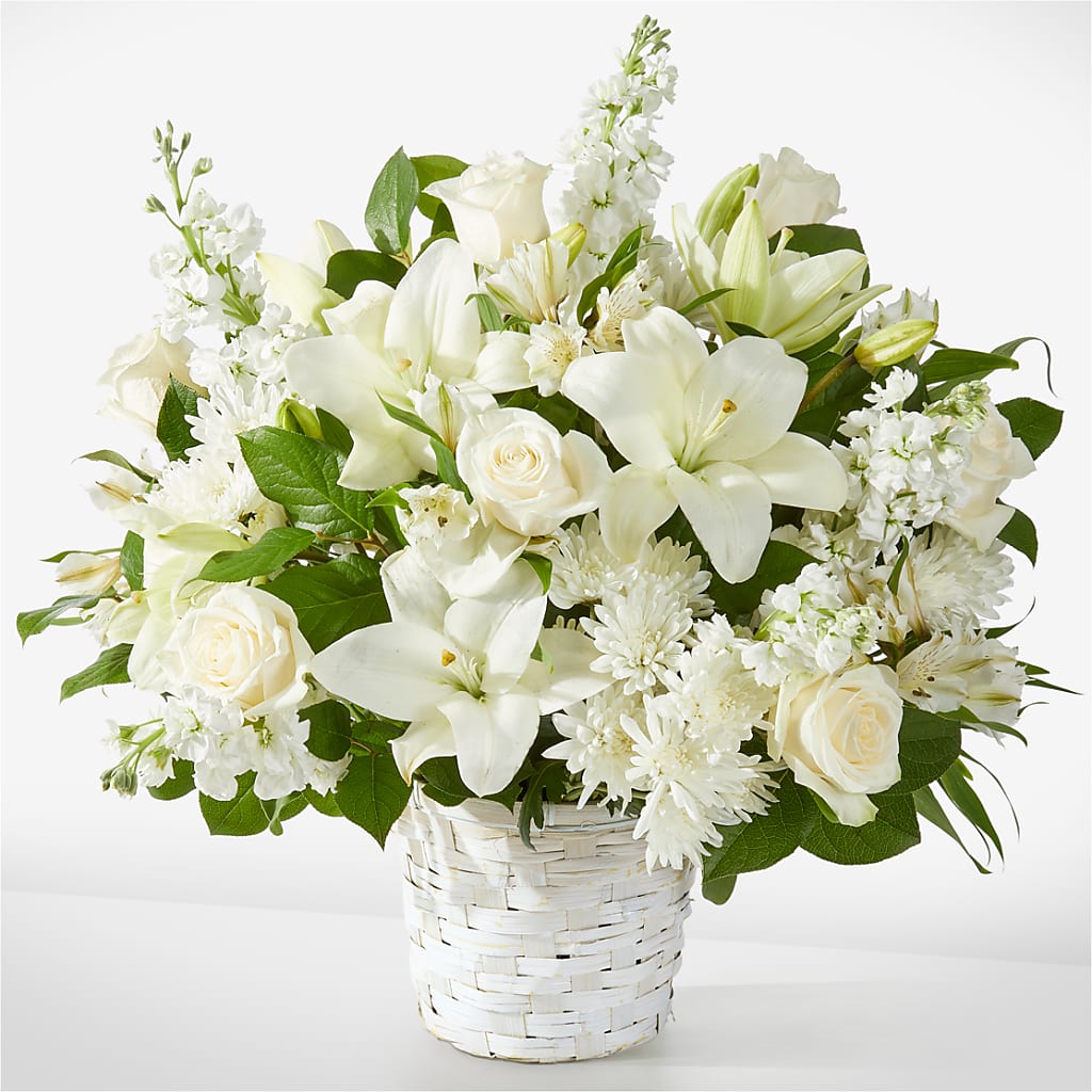 Peaceful Reflections Arrangement – Double D Flower Shop, Mercedes TX