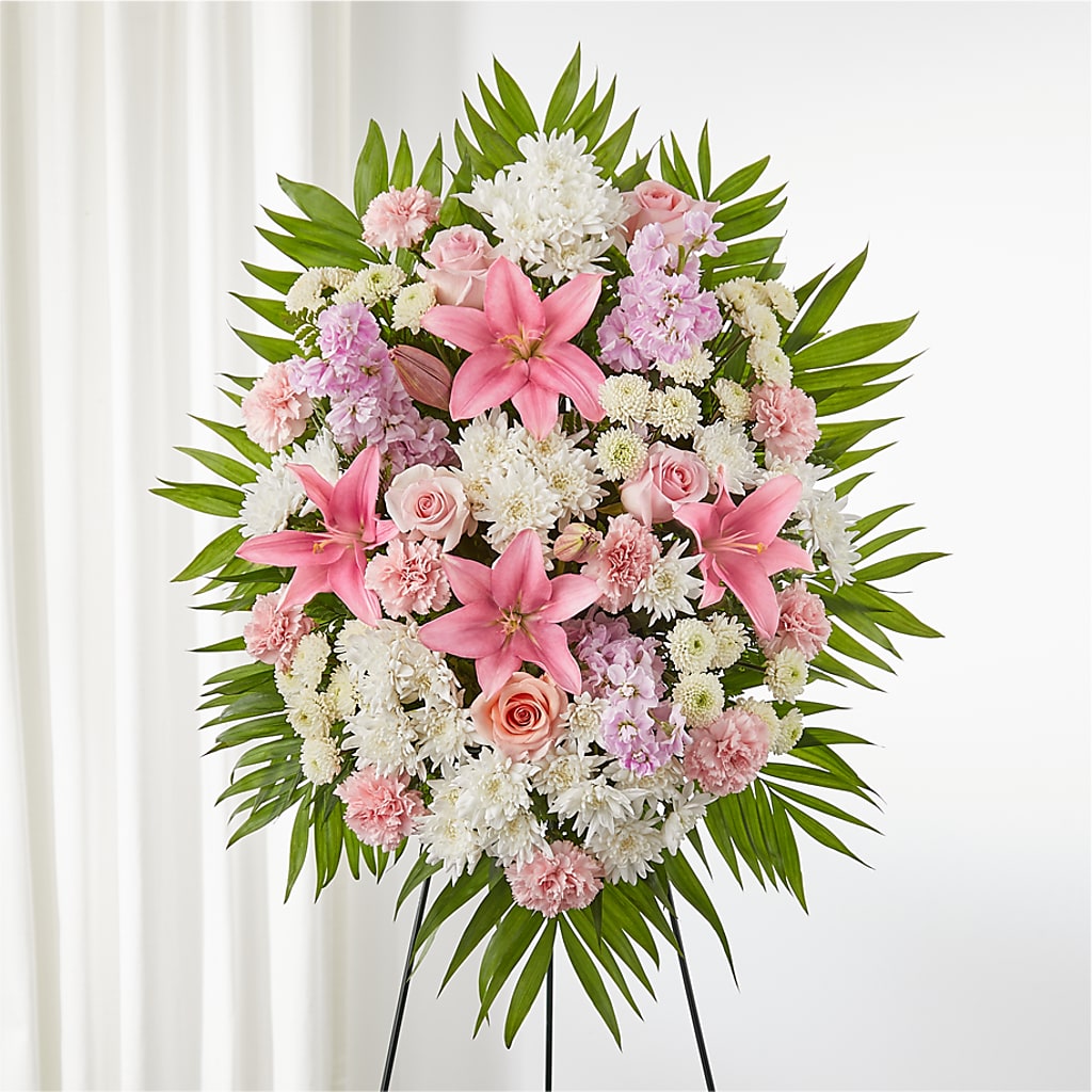 Offering Solace Standing Spray – Double D Flower Shop, Mercedes TX
