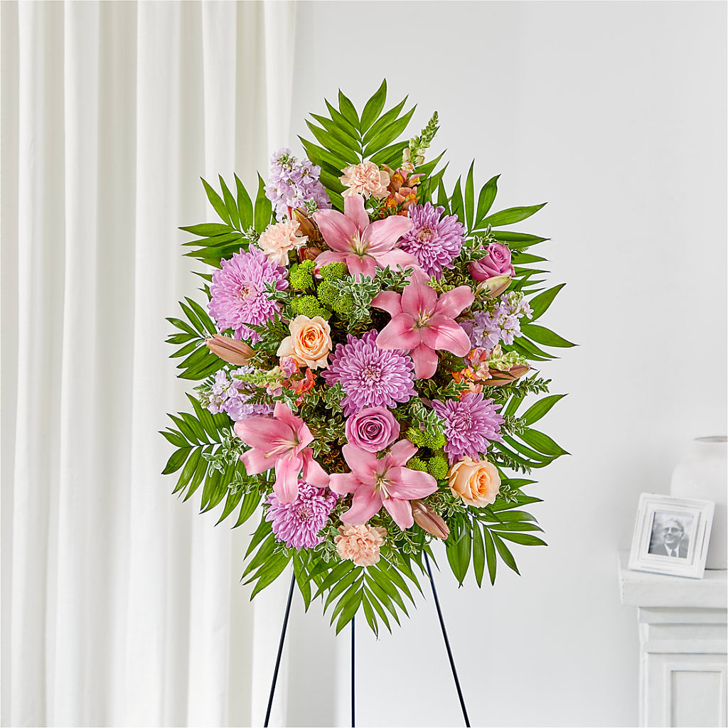 Love & Light Standing Spray – Double D Flower Shop, Mercedes TX