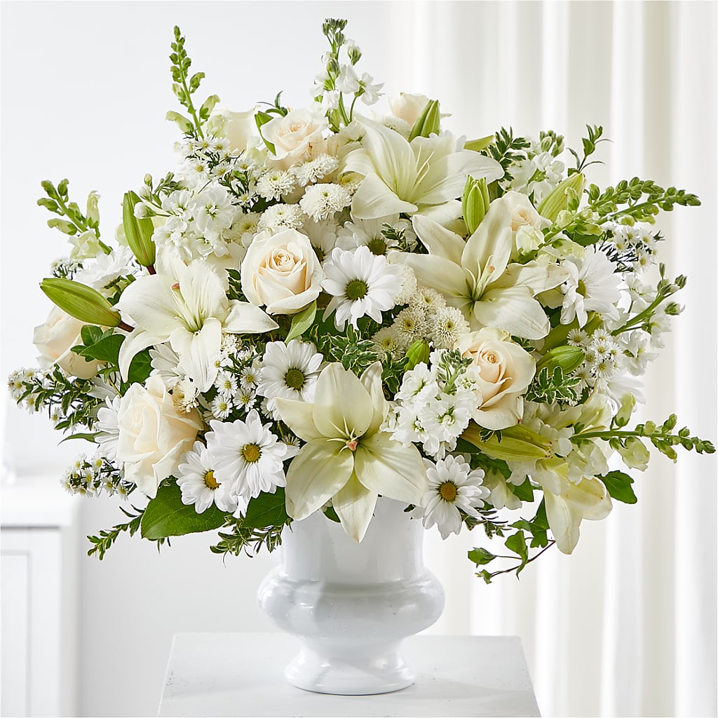 Uplifting Urn Arrangement – Double D Flower Shop, Mercedes TX