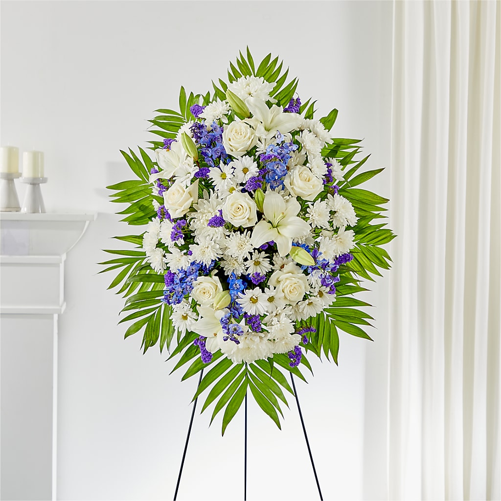 At Rest Standing Spray – Double D Flower Shop, Mercedes TX