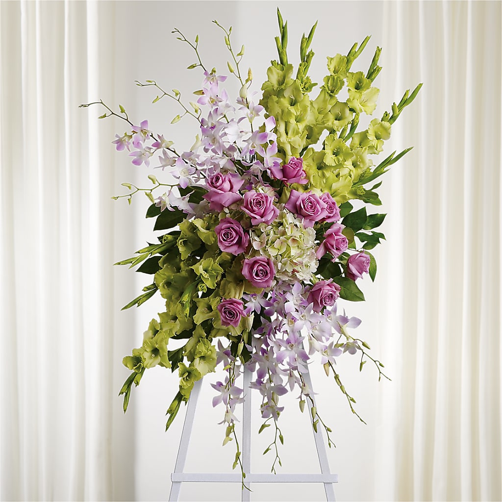 Lasting Legacy Standing Spray – Double D Flower Shop, Mercedes TX