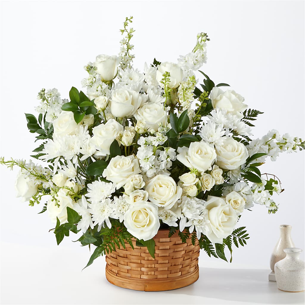 Heartfelt Condolences Arrangement – Double D Flower Shop, Mercedes TX