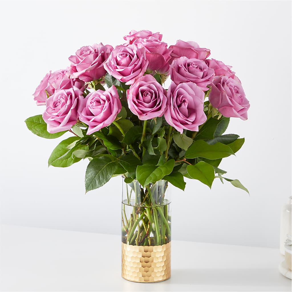 Secret Admirer Lavender Rose Bouquet – Double D Flower Shop, Mercedes TX