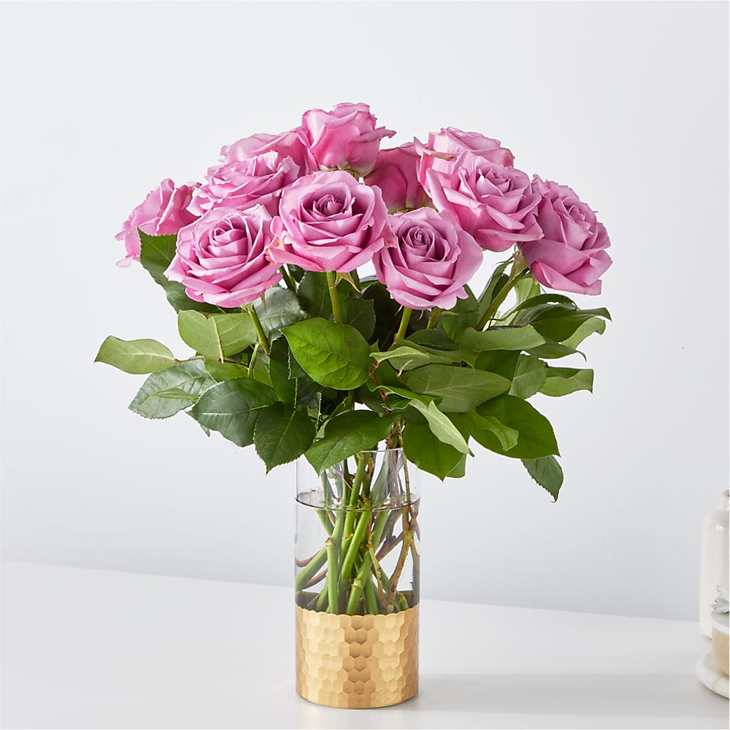 Secret Admirer Lavender Rose Bouquet – Double D Flower Shop, Mercedes TX