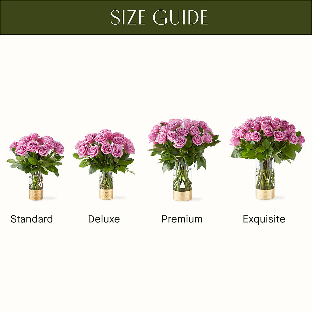 Secret Admirer Lavender Rose Bouquet – Double D Flower Shop, Mercedes TX