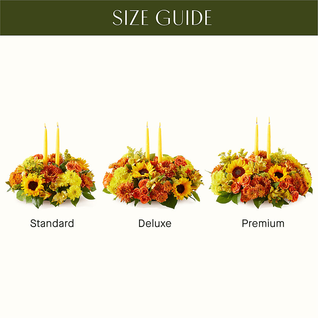 Autumn Harmony Centerpiece – Double D Flower Shop, Mercedes TX
