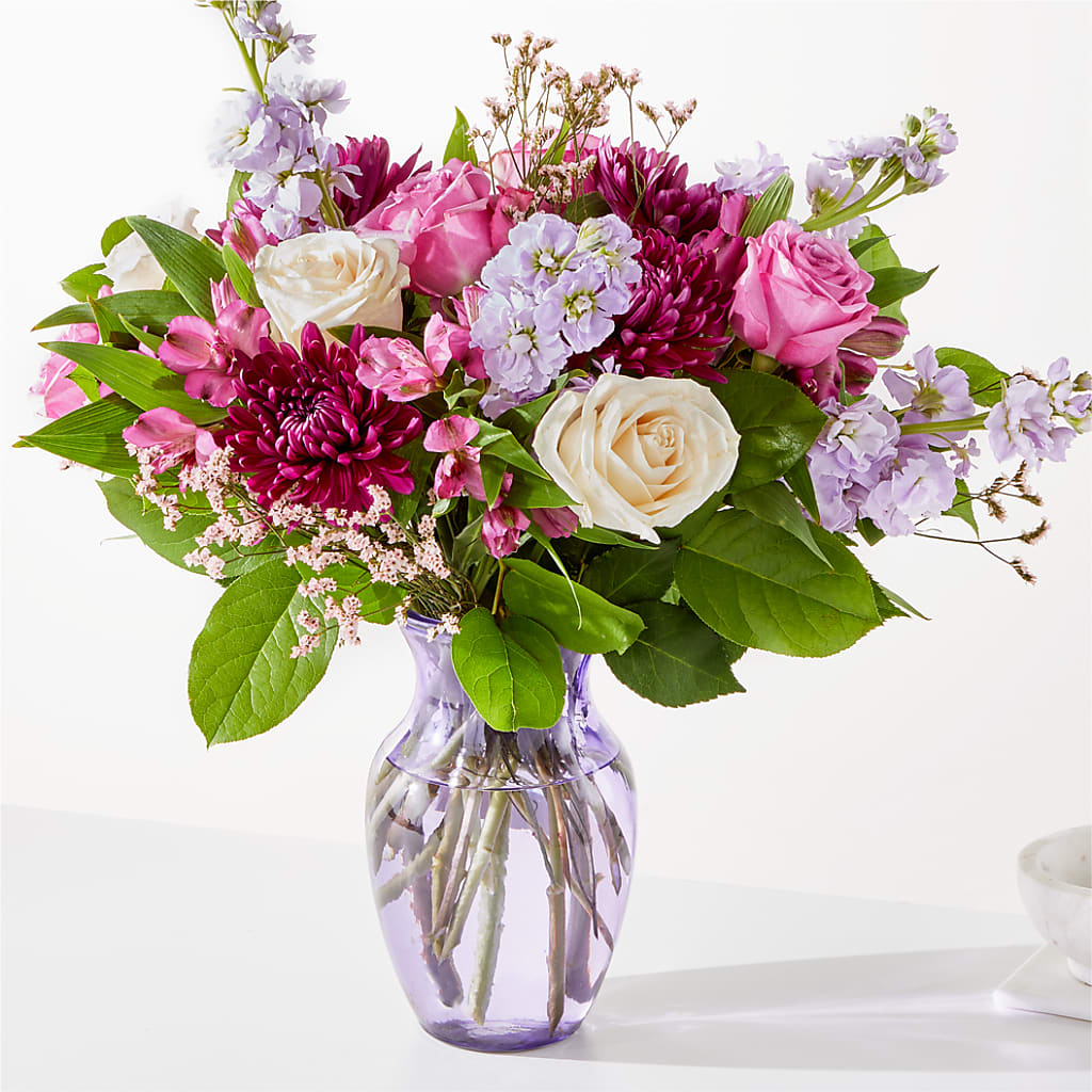 Amethyst Dreams Bouquet – Double D Flower Shop, Mercedes TX