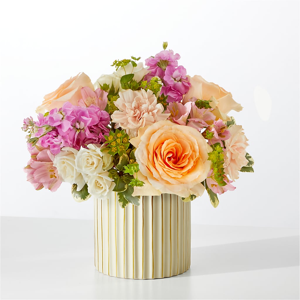 Paradise Bouquet with Ivory Vase – Double D Flower Shop, Mercedes TX