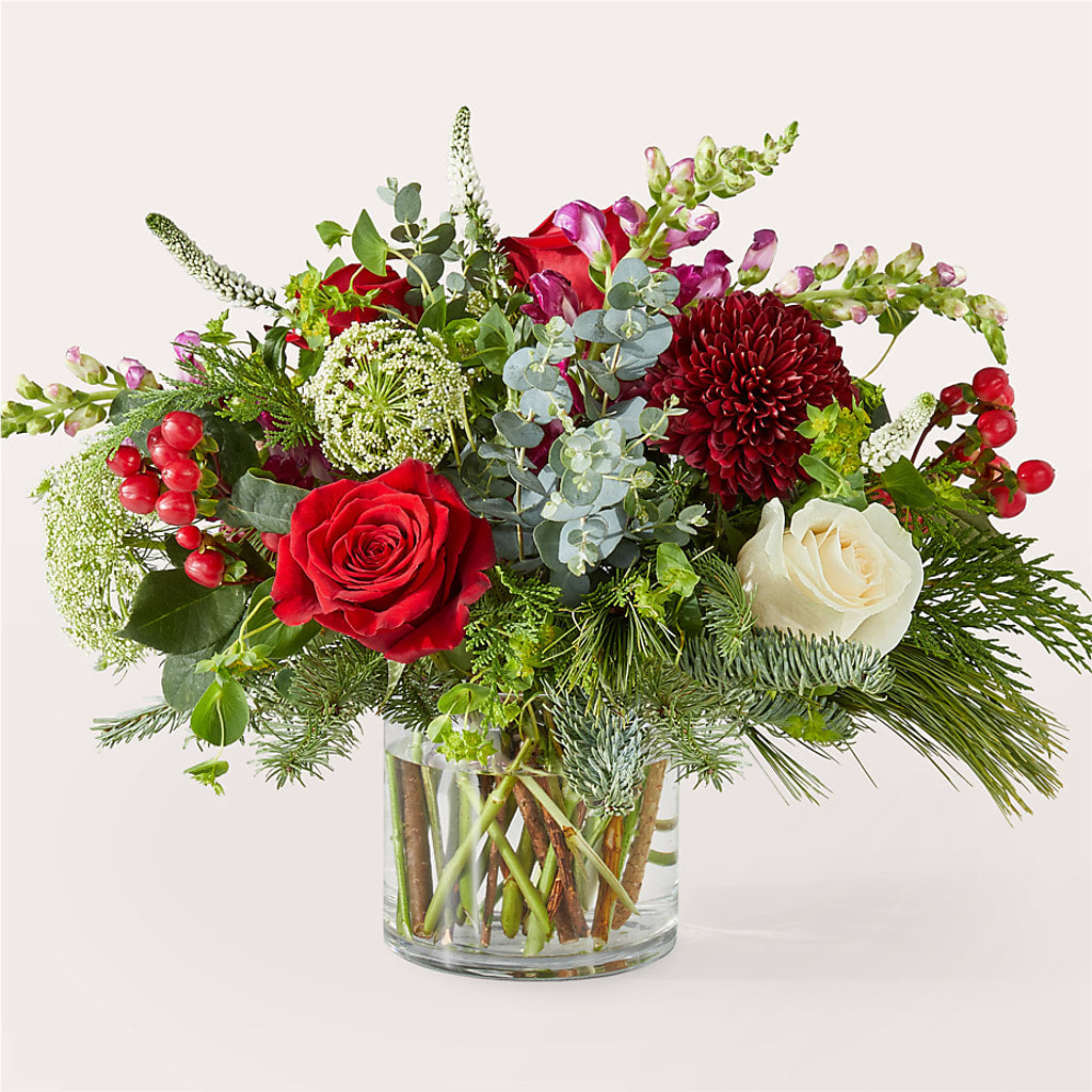Cranberry Fizz Bouquet – Double D Flower Shop, Mercedes TX