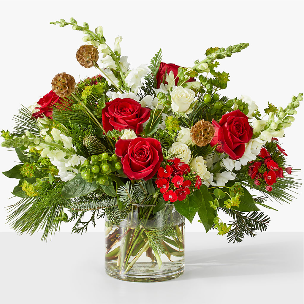 Deck the Halls Bouquet – Double D Flower Shop, Mercedes TX