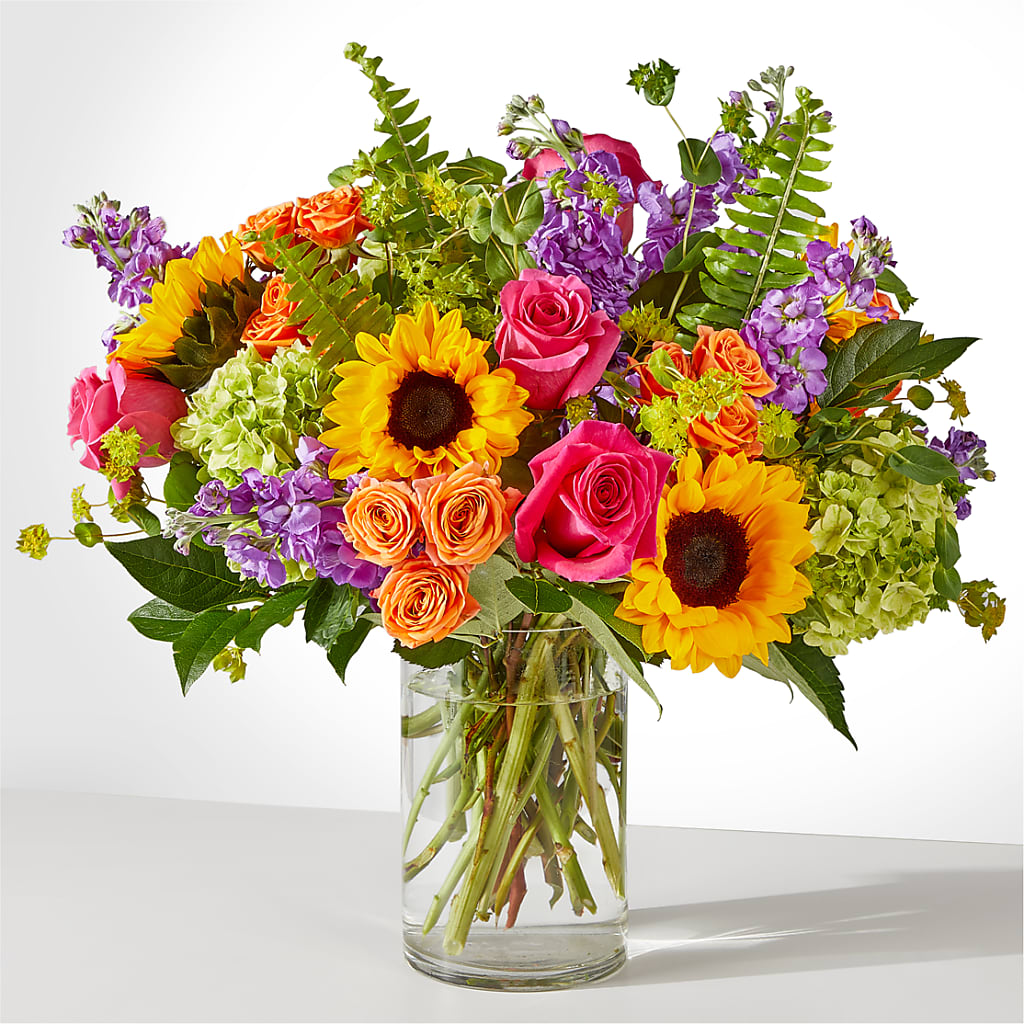 Vibrant Greetings Bouquet – Double D Flower Shop, Mercedes TX