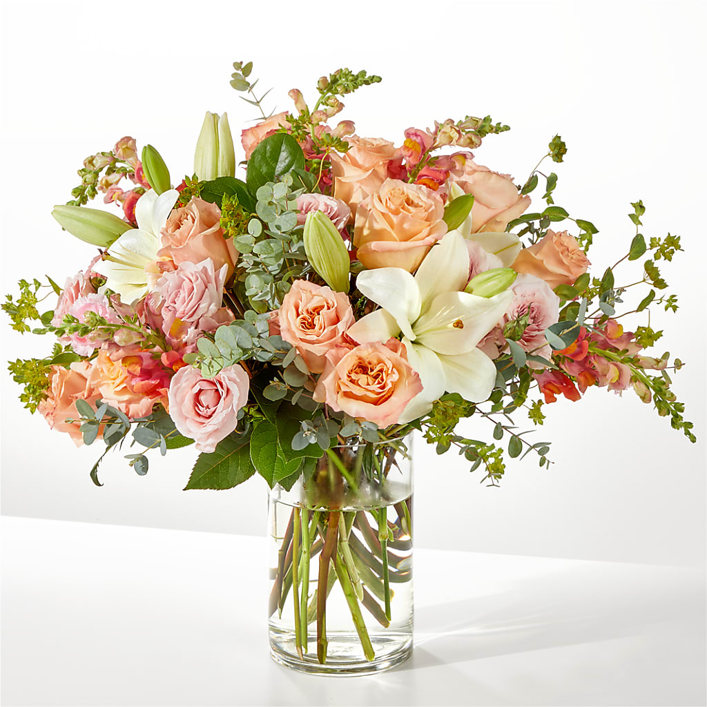 Grapefruit Splash Bouquet – Double D Flower Shop, Mercedes TX