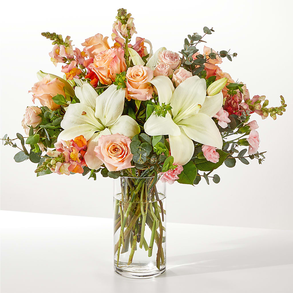 Grapefruit Splash Bouquet – Double D Flower Shop, Mercedes TX