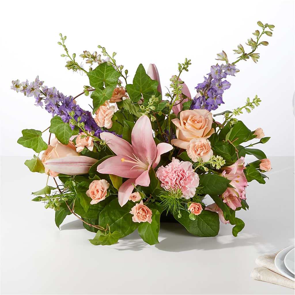 Blossom Time Centerpiece – Double D Flower Shop, Mercedes TX