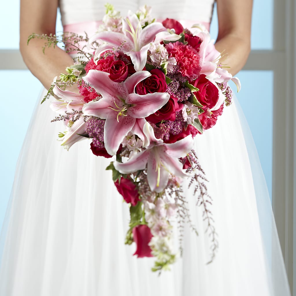 Lily & Rose Bouquet – Double D Flower Shop, Mercedes TX
